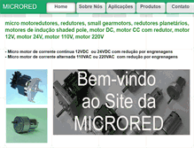 Tablet Screenshot of microred.com.br